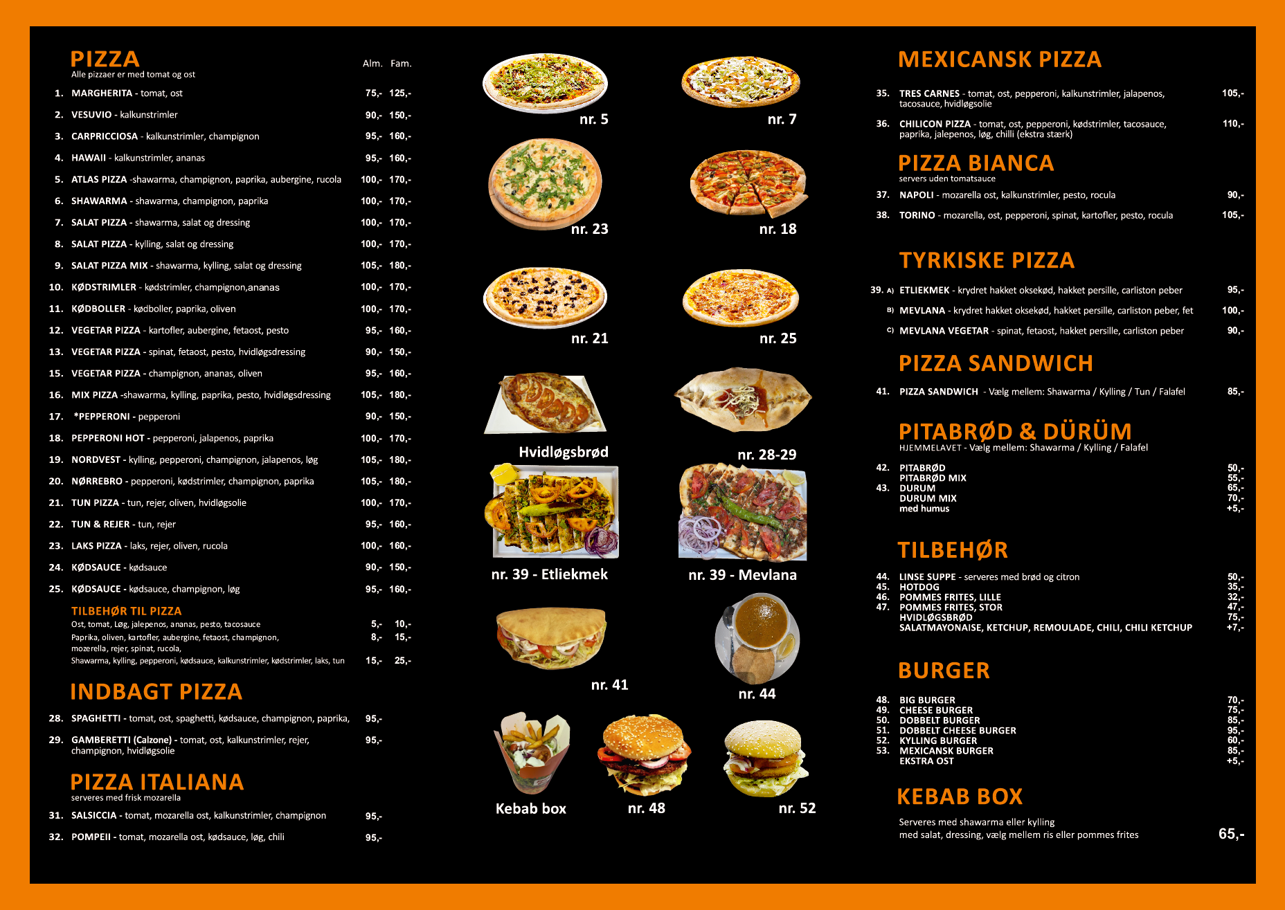Altas Kebab Pizza